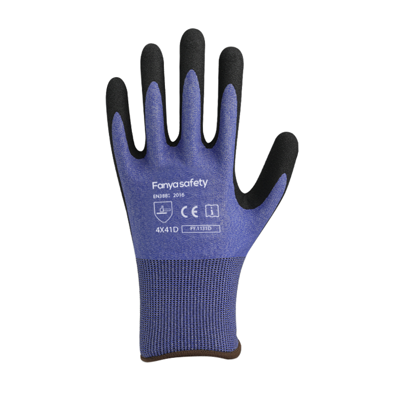 21G HPPE / ferro fibra liner arenosa nitrile coating