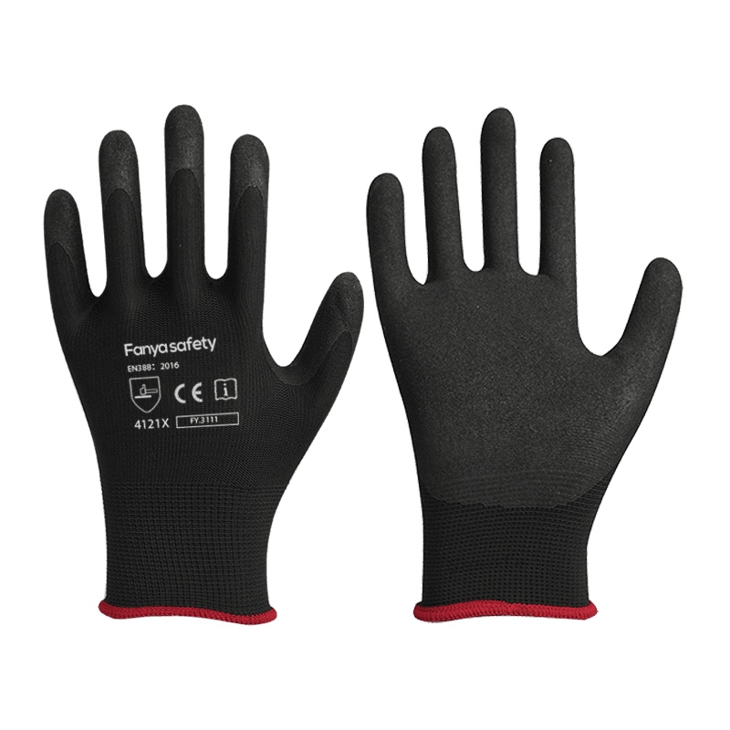 13G polyester liner arenoso nitrile coating