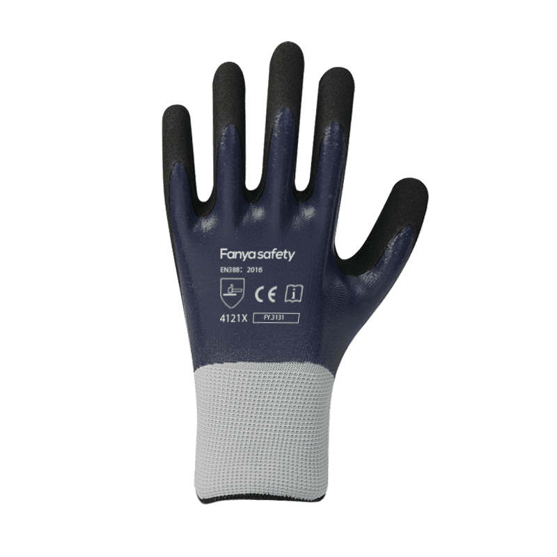 13G polyester liner cum nitrili arenoso duplici membrana