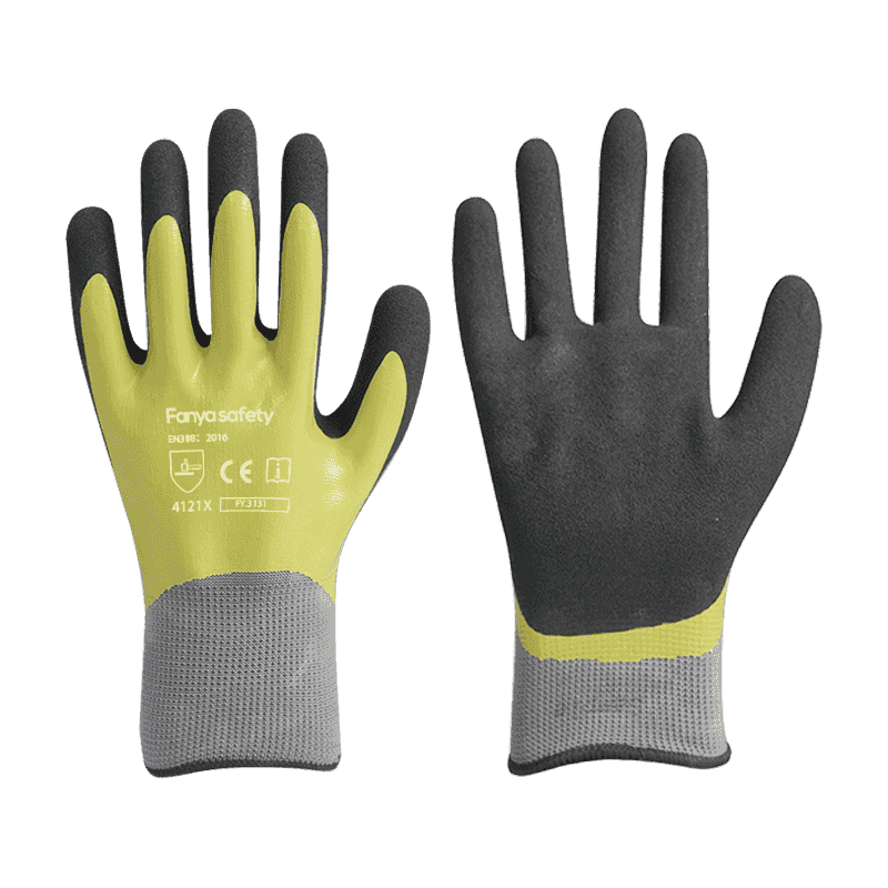 13G polyester liner cum nitrili arenoso duplici membrana