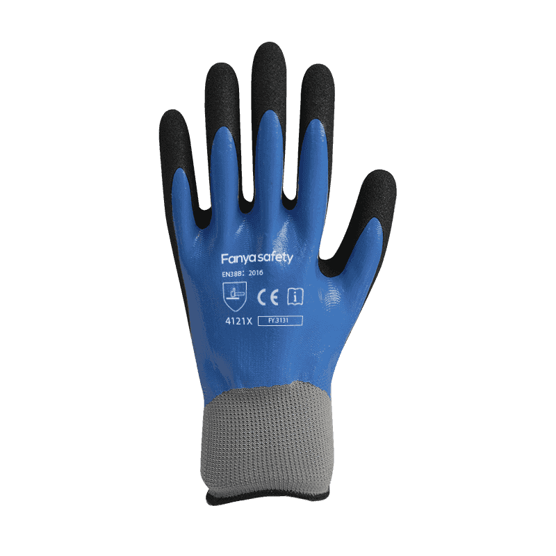 13G polyester liner cum nitrili arenoso duplici membrana