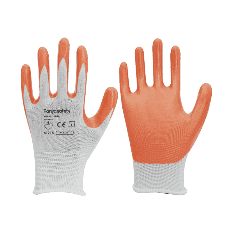 13G polyester liner cum nitrile coating