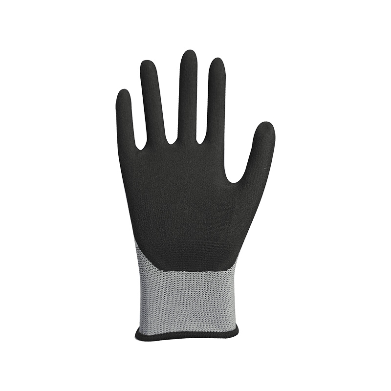 15G nylon / spandex liner arenoso nitrile coating